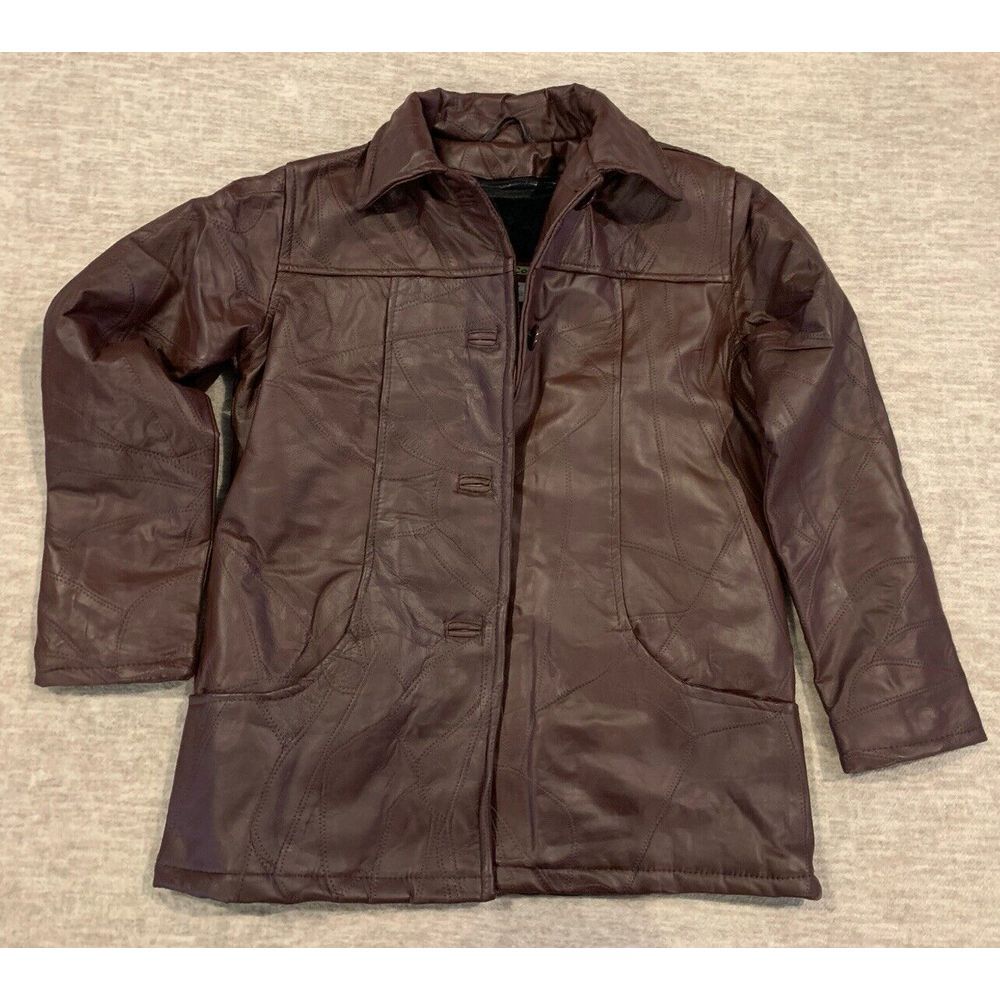 Tudor Women's Leather Jacket - Rich Brown